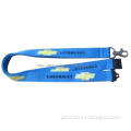 silk screen polyester lanyard/polyester strap